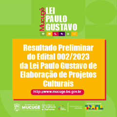 Imagem da Notícia Resultado Preliminar do Edital 002/2023 de Elaboração de Projetos Culturais com Ênfase no Audiovisual. 