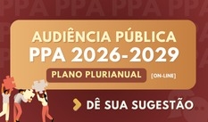Imagem da página AUDIÊNCIA PÚBLICA PPA 2026 - 2029